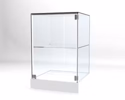 Glasvitrin BAS 60*60*92 cm Glastopp.