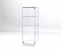 Glasvitrin BAS 60*60*172 cm Glastopp.
