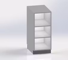 Kassadisk Standard  -  60*40*95 cm 2 hyllor