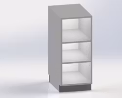 Kassadisk Standard  -  60*40*95 cm 2 hyllor