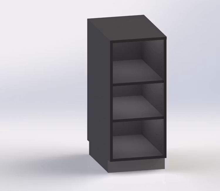 Kassadisk Standard  -  60*40*95 cm 2 hyllor