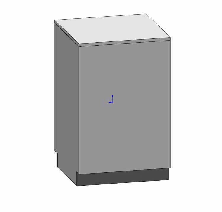 Kassadisk Billy 60*60*95 cm Stomme