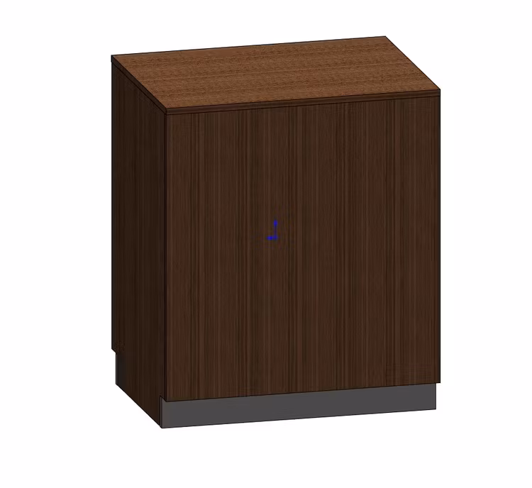 Kassadisk Standard  -  60*80*95 cm 2 hyllor