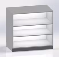 Kassadisk Standard  -  60*100*95 cm 2 hyllor