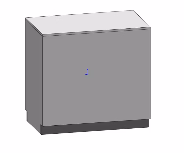 Kassadisk Standard  -  60*100*95 cm 2 hyllor
