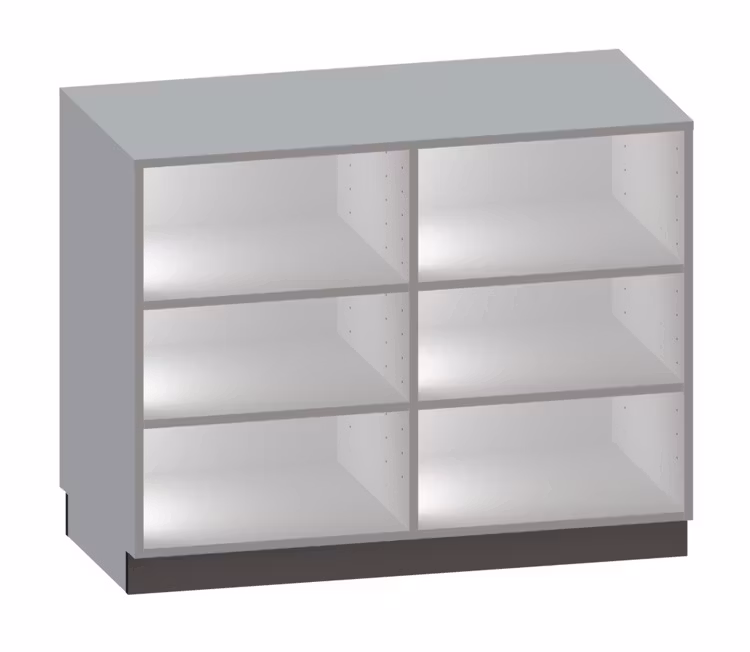 Kassadisk Standard  -  60*120*95 cm 4 hyllor