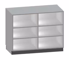 Kassadisk Standard  -  60*120*95 cm 4 hyllor