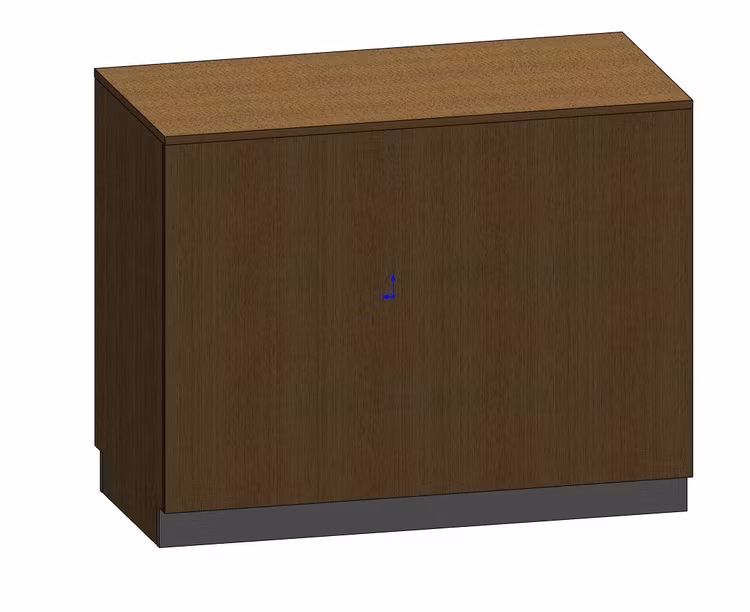 Kassadisk Standard  -  60*120*95 cm 4 hyllor