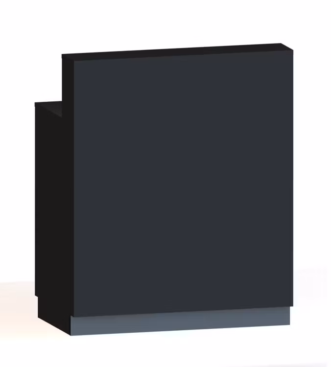 Kassadisk Standard förhöjd 60*100*123 cm  3 hyllplan