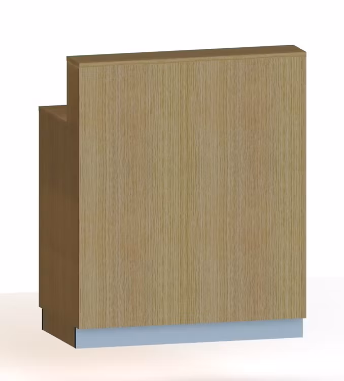 Kassadisk Standard förhöjd 60*100*123 cm  3 hyllplan