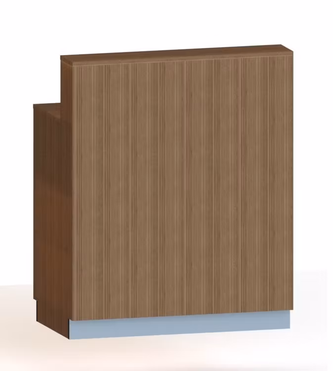 Kassadisk Standard förhöjd 60*100*123 cm  3 hyllplan
