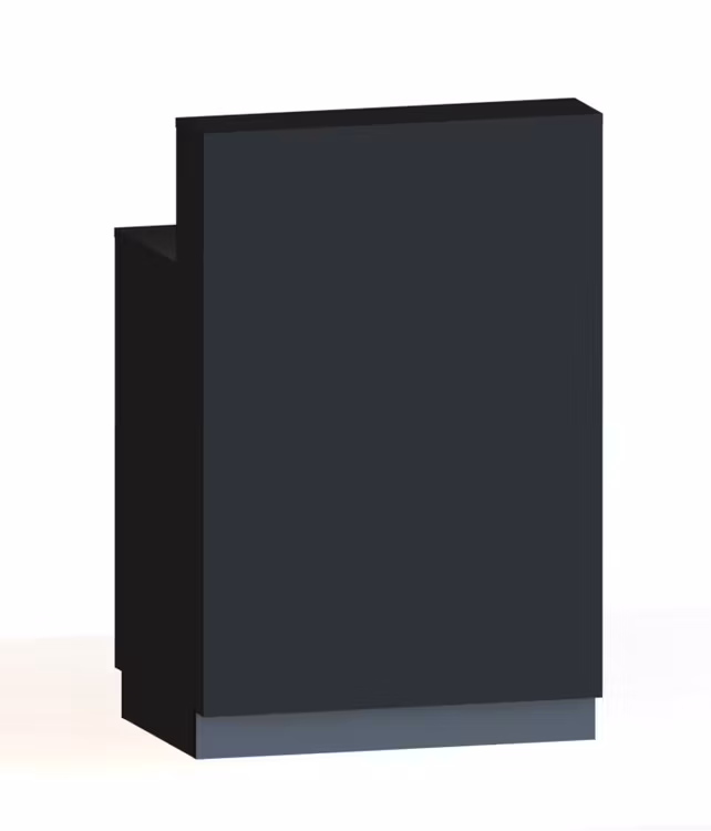 Kassadisk Standard förhöjd 60*80*123 cm  3 hyllplan
