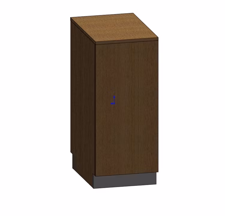 Kassadisk Billy 60*40*95 cm 2 lådor, 1 hylla