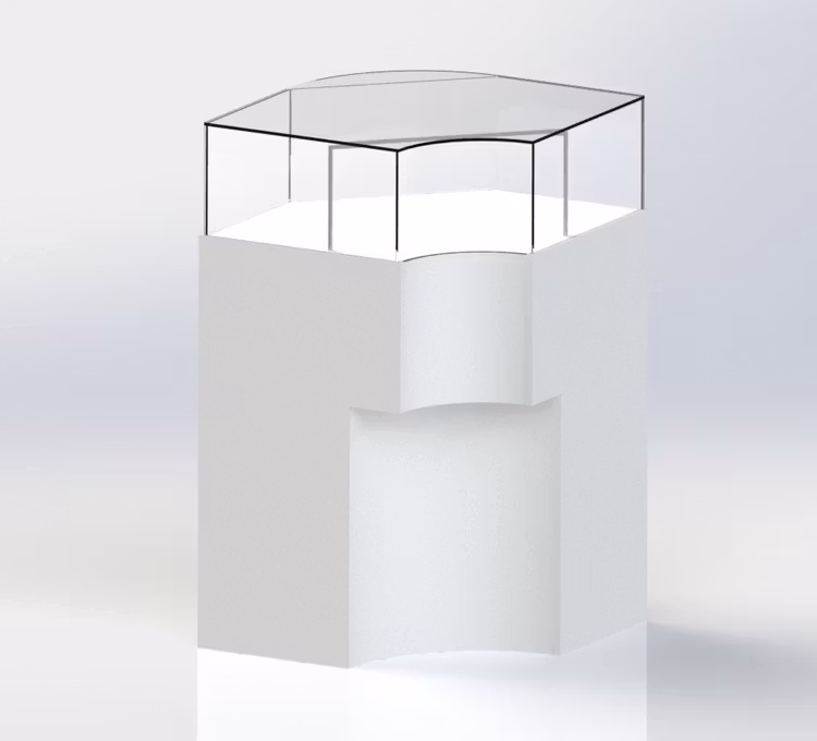 Glasmonter - Golvmonter "Annika" hörn 90 gr