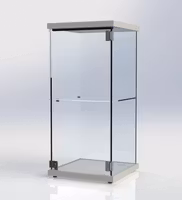 Glasmonter SUCCE 40 - vit - 3 cm topp med belysning