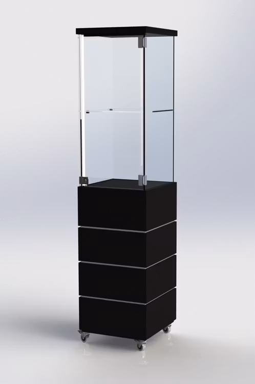 Glasmonter SUCCE 40 - Komplett - svart-svart-vit - 3 cm top