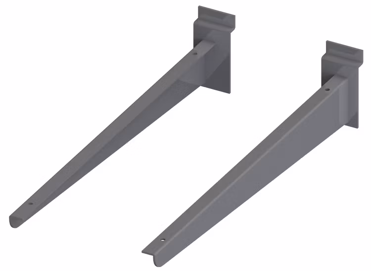 Konsoler för hyllplan trä eller glas 20-40 cm