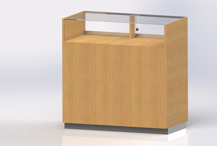 Glasdisk Standard - 25 cm glasfront