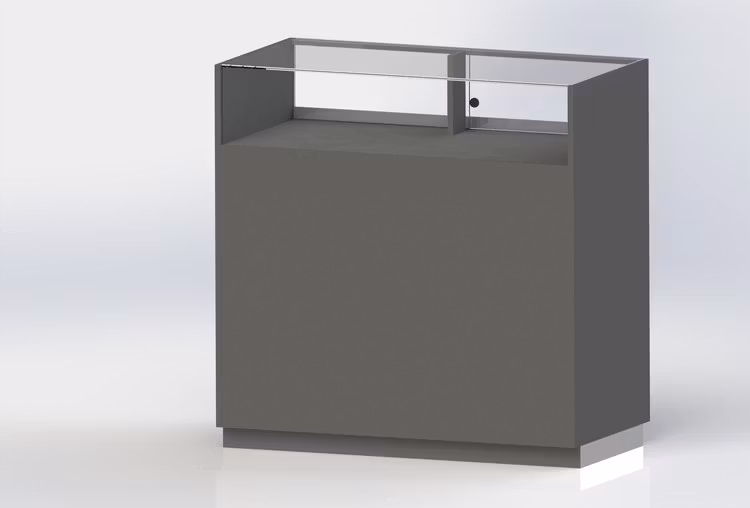 Glasdisk Standard - 25 cm glasfront