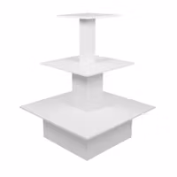 Exponeringsbord Pyramid - vit - I-1