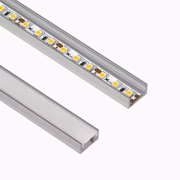 ALU-Profil U - Låg 14x7mm 1-2m