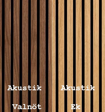 Dekor-front Akustik - Kassadisk Standard