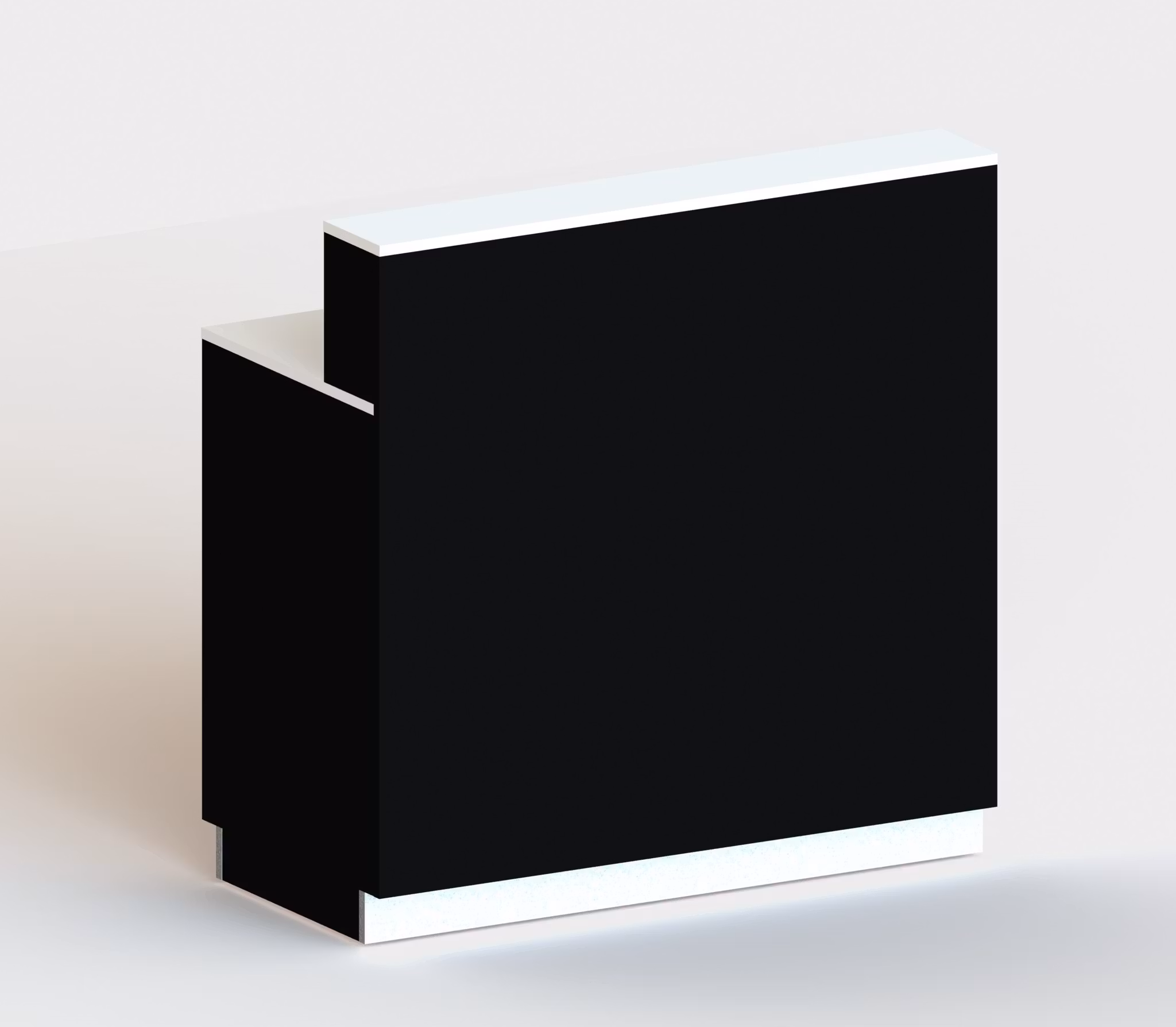Dekor-front Högblank - Kassadisk Standard