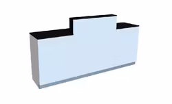 Komb. 2 RAK 240 cm - Kassadisk Standard