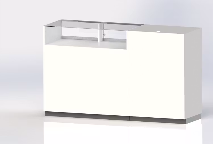Komb. 7 RAK 180 cm - Kassadisk Standard