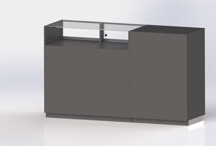 Komb. 7 RAK 180 cm - Kassadisk Standard