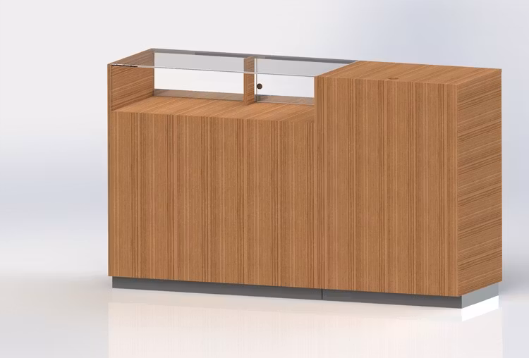 Komb. 7 RAK 180 cm - Kassadisk Standard
