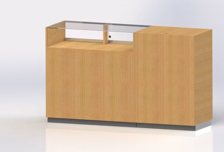 Komb. 7 RAK 180 cm - Kassadisk Standard