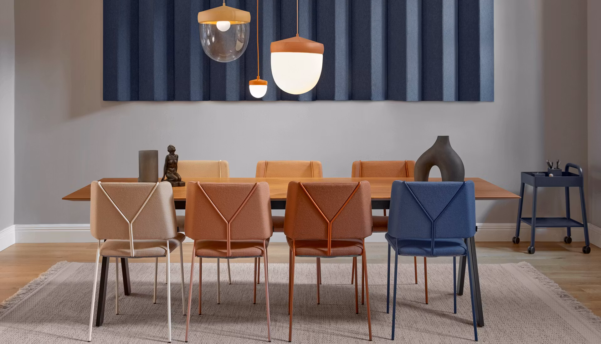 Stol FRANKIE 08 - Design Färg & Blanche