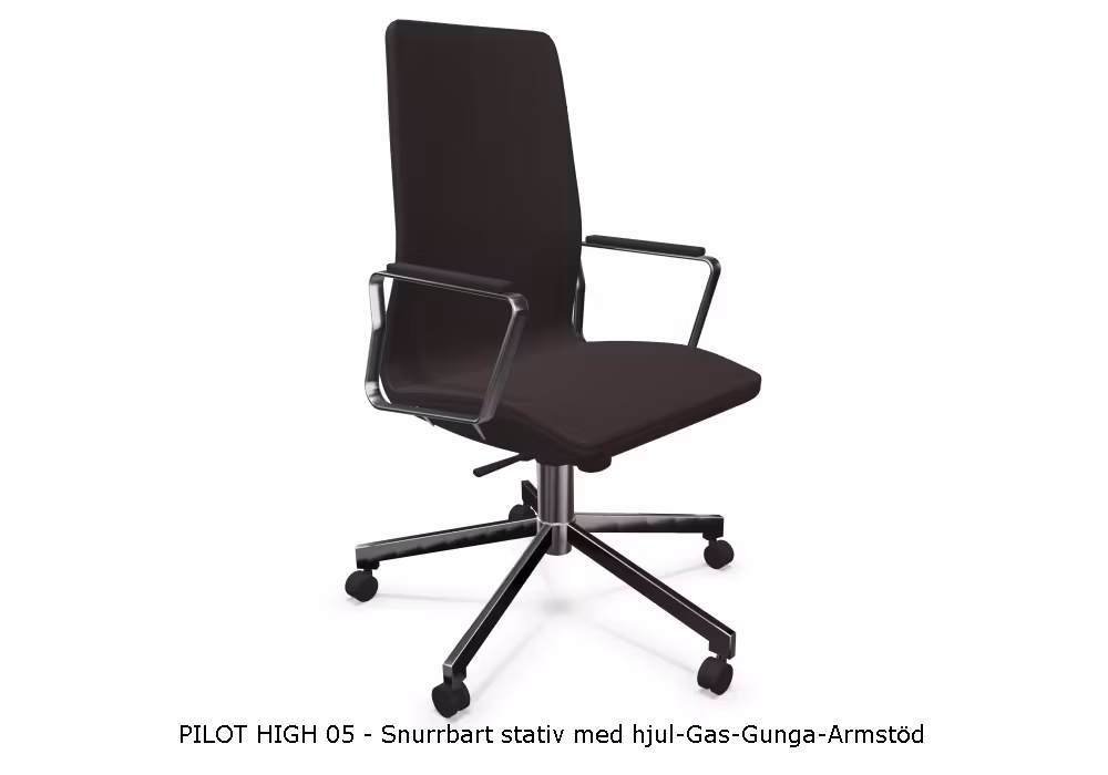 Karmstol PILOT HIGH 05 - Design Alexander Lervik