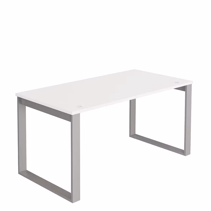 Skrivbord Standard - Metall RAM, hög kvalitet 140 cm, frontskiva