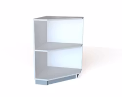 KASSADISK Standard hörn 90gr 60*60*95 CM - Utvändigt öppen