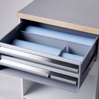 Papperskassett för inslagningsdisk