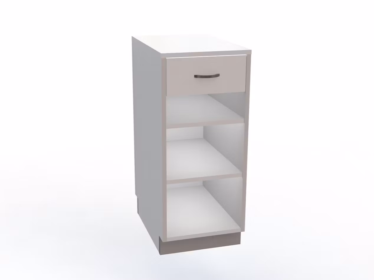 Kassadisk-40 cm, med   1-5st lådor