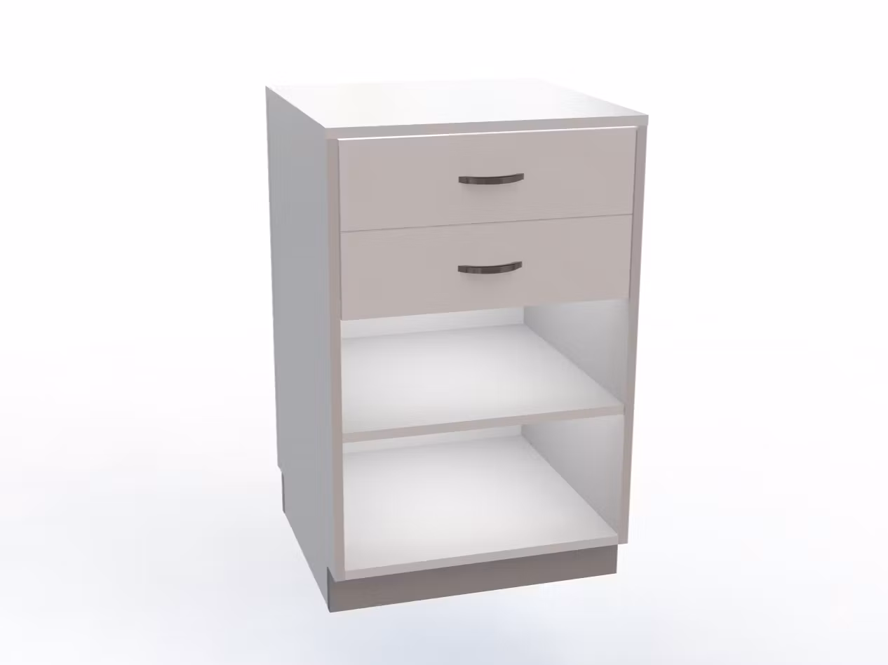 Kassadisk-60 cm, med   1-5st lådor