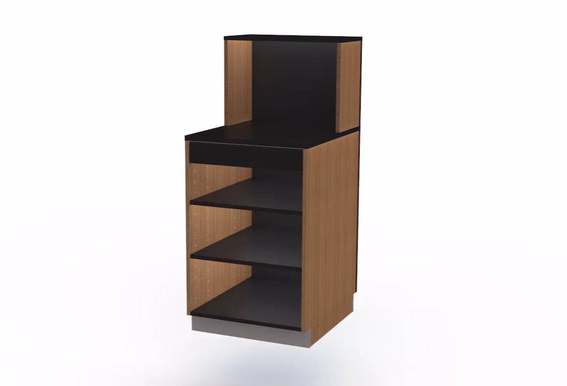 Kassadisk Skrivbord - 40 cm - hurts - förhöjd front