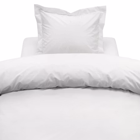 Egyptisk Bomull Vit Bäddset Borganäs of Sweden Enkeltäcke 150x210