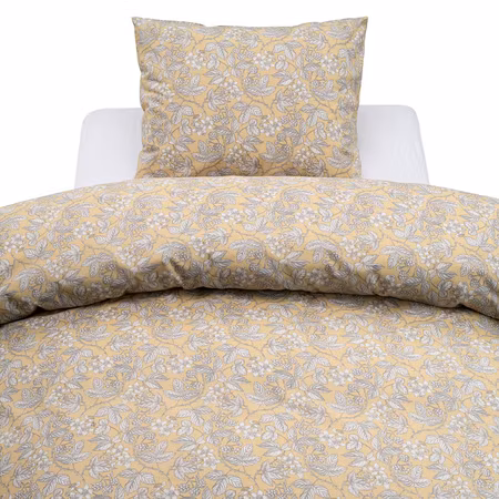 Blackberry Gul Bäddset Borganäs of Sweden Enkeltäcke 150x210