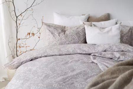 Blackberry Doeskin Bäddset Borganäs of Sweden Enkeltäcke 150x210