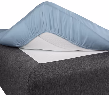 Dra på lakan Ljusblå 180x200