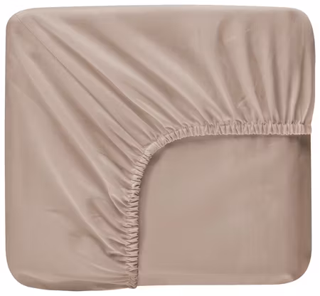 Dra på lakan Brun 120x200