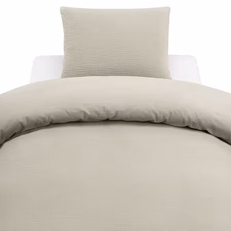 Bäddset Rolling Beige Enkeltäcke 150x210