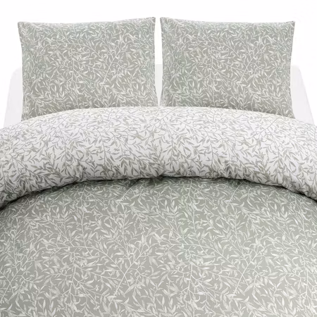 Bäddset Garden Grön Dubbeltäcke 220x210