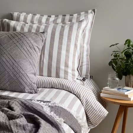 Bäddset Funäsdalen Ljusbrun/Off-White 150x210  By Wille