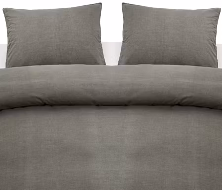 Washed Grå Bäddset Dubbeltäcke 220x210