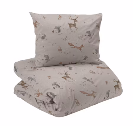 Stampe Beige Bäddset Enkeltäcke 150x210